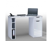 Computer-Schreibtisch in Hochglanz Weiß Melaminharzbeschichtung