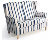 Max Winzer® Hochlehner 2-Sitzer Sofa »Luke« im Retrolook, Breite 138 cm